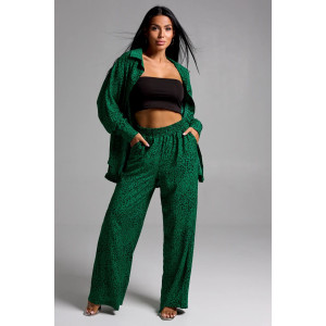 Костюм двойка женский "Рошель" штапель (последний размер) леопард зеленый 50-52,54-56 Костюм двойка женский "Рошель" штапель (последний размер) леопард зеленый 50-52,54-56