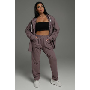 Костюм двойка женский "Престиж" футер 2-х нитка с лайкрой (последний размер) лиловый 54 Костюм двойка женский "Престиж" футер 2-х нитка с лайкрой (последний размер) лиловый 54