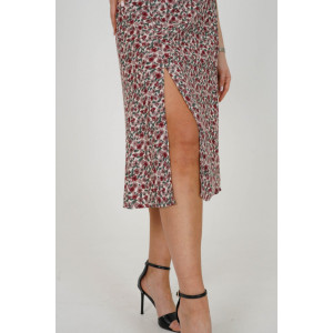 Юбка женская "Хельга" штапель (последний размер) цветы белый 46,50 Юбка женская "Хельга" штапель (последний размер) цветы белый 46,50