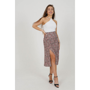 Юбка женская "Хельга" штапель (последний размер) цветы белый 46,50 Юбка женская "Хельга" штапель (последний размер) цветы белый 46,50