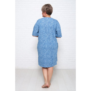 Туника женская "Джина РВ" кулирка (последний размер) голубой 58 Туника женская "Джина РВ" кулирка (последний размер) голубой 58