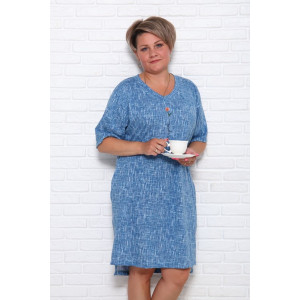 Туника женская "Джина РВ" кулирка (последний размер) голубой 58 Туника женская "Джина РВ" кулирка (последний размер) голубой 58