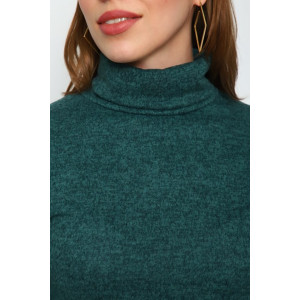 Водолазка женская "В4-2-З" ангора кашемир (последний размер) зеленый 46