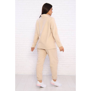 Костюм двойка женский КД-445 флис (последний размер) светло-бежевый 56,60 Костюм двойка женский КД-445 флис (последний размер) светло-бежевый 56,60