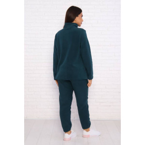 Костюм двойка женский КД-445 флис (последний размер) темно-зеленый 46,60 Костюм двойка женский КД-445 флис (последний размер) темно-зеленый 46,60