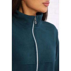 Костюм двойка женский КД-445 флис (последний размер) темно-зеленый 46,60 Костюм двойка женский КД-445 флис (последний размер) темно-зеленый 46,60