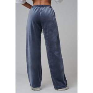 Брюки женские №67190 велюр (р-ры: 44-56) темно-серый Брюки женские №67190 велюр (р-ры: 44-56) темно-серый