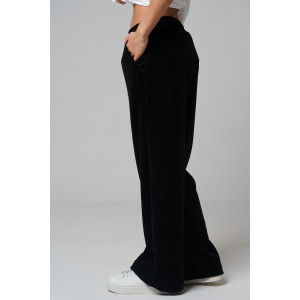 Брюки женские №67190 велюр (р-ры: 44-56) черный Брюки женские №67190 велюр (р-ры: 44-56) черный