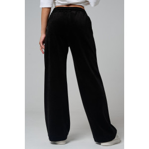 Брюки женские №67190 велюр (р-ры: 44-56) черный Брюки женские №67190 велюр (р-ры: 44-56) черный