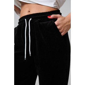 Брюки женские №67190 велюр (р-ры: 44-56) черный Брюки женские №67190 велюр (р-ры: 44-56) черный