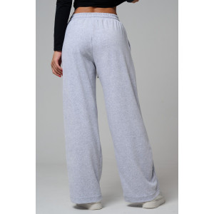 Брюки женские №67190 велюр (р-ры: 44-56) серый меланж Брюки женские №67190 велюр (р-ры: 44-56) серый меланж