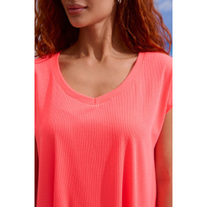 Футболка женская №7494 кашкорсе (р-ры: 42-50) розовый