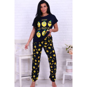 Костюм двойка женский КД-427 кулирка (последний размер) темно-синий 52,54,56 Костюм двойка женский КД-427 кулирка (последний размер) темно-синий 52,54,56