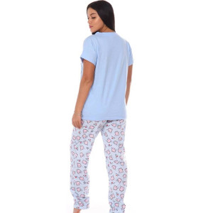 Костюм двойка женский КД-427 кулирка (последний размер) голубой туман 56 Костюм двойка женский КД-427 кулирка (последний размер) голубой туман 56