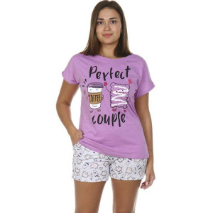 Костюм двойка женский КД-428 кулирка (последний размер) сиреневый 44 Костюм двойка женский КД-428 кулирка (последний размер) сиреневый 44