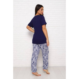 Костюм двойка женский КД-244 кулирка (последний размер) синий 50 Костюм двойка женский КД-244 кулирка (последний размер) синий 50