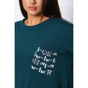 Костюм двойка женский КД-437 кулирка (последний размер) зеленый 62