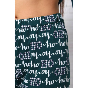 Костюм двойка женский КД-437 кулирка (последний размер) зеленый 62