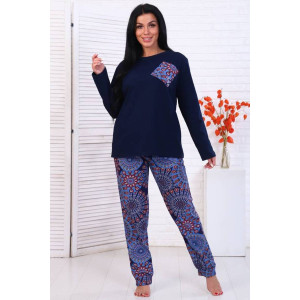 Костюм двойка женский КД-437 кулирка (последний размер) чернильный 60 Костюм двойка женский КД-437 кулирка (последний размер) чернильный 60