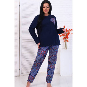 Костюм двойка женский КД-437 кулирка (последний размер) чернильный 60 Костюм двойка женский КД-437 кулирка (последний размер) чернильный 60