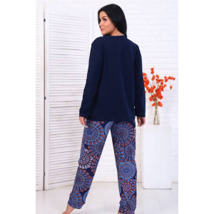 Костюм двойка женский КД-437 кулирка (последний размер) чернильный 60 Костюм двойка женский КД-437 кулирка (последний размер) чернильный 60