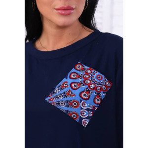 Костюм двойка женский КД-437 кулирка (последний размер) чернильный 60 Костюм двойка женский КД-437 кулирка (последний размер) чернильный 60