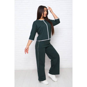 Костюм двойка женский КД-452 футер 2-х нитка с лайкрой (последний размер) зеленый 48,52,54 Костюм двойка женский КД-452 футер 2-х нитка с лайкрой (последний размер) зеленый 48,52,54