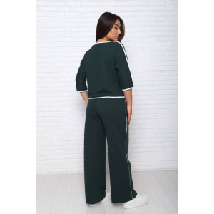 Костюм двойка женский КД-452 футер 2-х нитка с лайкрой (последний размер) зеленый 48,52,54 Костюм двойка женский КД-452 футер 2-х нитка с лайкрой (последний размер) зеленый 48,52,54