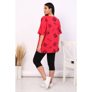 Костюм двойка женский КД-443 кулирка (последний размер) малиновый 56 Костюм двойка женский КД-443 кулирка (последний размер) малиновый 56