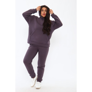 Костюм двойка женский КД-00447 футер 3-х нитка (последний размер) лиловый 58 Костюм двойка женский КД-00447 футер 3-х нитка (последний размер) лиловый 58