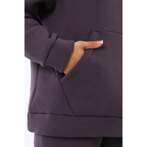 Костюм двойка женский КД-00447 футер 3-х нитка (последний размер) лиловый 58 Костюм двойка женский КД-00447 футер 3-х нитка (последний размер) лиловый 58