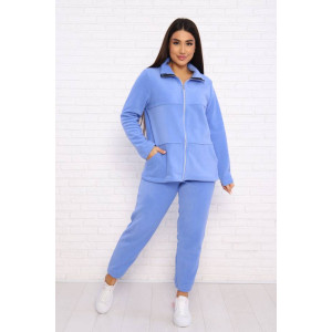 Костюм двойка женский КД-445 флис (последний размер) голубой 46,56 Костюм двойка женский КД-445 флис (последний размер) голубой 46,56