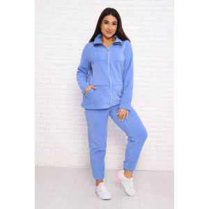 Костюм двойка женский КД-445 флис (последний размер) голубой 46,56 Костюм двойка женский КД-445 флис (последний размер) голубой 46,56