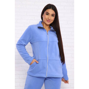 Костюм двойка женский КД-445 флис (последний размер) голубой 46,56 Костюм двойка женский КД-445 флис (последний размер) голубой 46,56