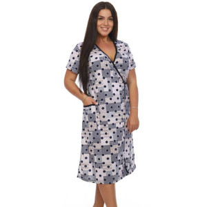 Халат женский Х-359 кулирка (последний размер) серый 52 Халат женский Х-359 кулирка (последний размер) серый 52