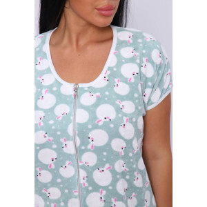 Халат женский Х-324 махра (последний размер) оливковый 48 Халат женский Х-324 махра (последний размер) оливковый 48