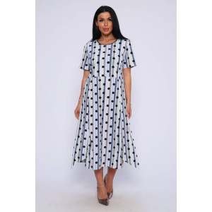 Платье женское П-460 кулирка (последний размер) салатовый+голубой 60,62 Платье женское П-460 кулирка (последний размер) салатовый+голубой 60,62