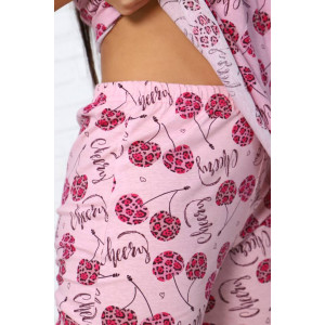 Пижама женская ПЖ-14 кулирка (последний размер) розовато-коричневый 62