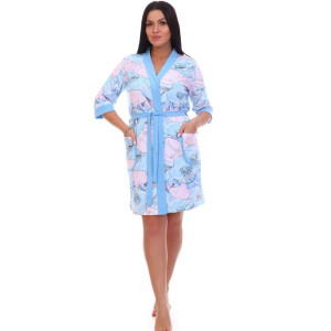 Пеньюар двойка женский ПС-1.19 кулирка (последний размер) голубой 58 Пеньюар двойка женский ПС-1.19 кулирка (последний размер) голубой 58