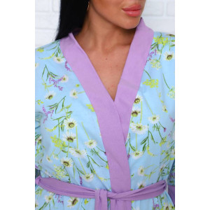 Пеньюар двойка женский ПС-1.18 кулирка (последний размер) сиреневый-голубой 52,54,58,60 Пеньюар двойка женский ПС-1.18 кулирка (последний размер) сиреневый-голубой 52,54,58,60