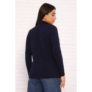 Водолазка женская Ф-710 лапша (последний размер) темно-синий 48 Водолазка женская Ф-710 лапша (последний размер) темно-синий 48