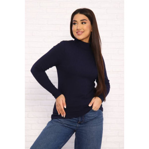 Водолазка женская Ф-710 лапша (последний размер) темно-синий 48 Водолазка женская Ф-710 лапша (последний размер) темно-синий 48