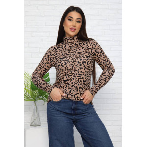 Водолазка женская Ф-710 вискоза (последний размер) кофейный 48,54