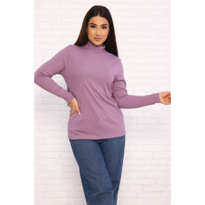 Водолазка женская Ф-710 лапша (последний размер) сиреневый 50