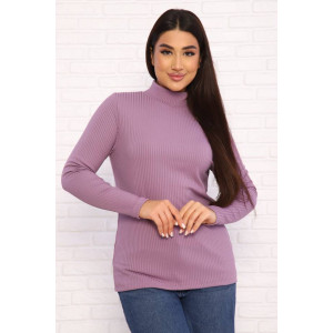 Водолазка женская Ф-710 лапша (последний размер) сиреневый 50