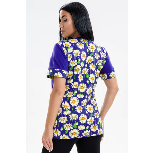 Футболка женская 0004-23 кулирка (последний размер) васильковый 60