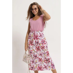 Сарафан женский "Амелия" 1304-5 кулирка (последний размер) пион 48,52,56 Сарафан женский "Амелия" 1304-5 кулирка (последний размер) пион 48,52,56