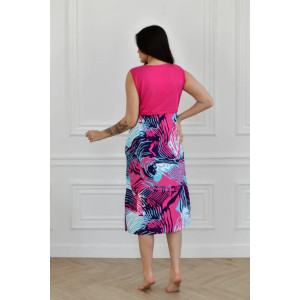 Сарафан женский "Амелия" 1304-8 кулирка (последний размер) зебра 48,60 Сарафан женский "Амелия" 1304-8 кулирка (последний размер) зебра 48,60