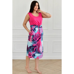 Сарафан женский "Амелия" 1304-8 кулирка (последний размер) зебра 48,60 Сарафан женский "Амелия" 1304-8 кулирка (последний размер) зебра 48,60