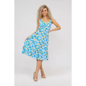 Сарафан женский "Лада" 1213-2 кулирка (последний размер) голубой 56 Сарафан женский "Лада" 1213-2 кулирка (последний размер) голубой 56